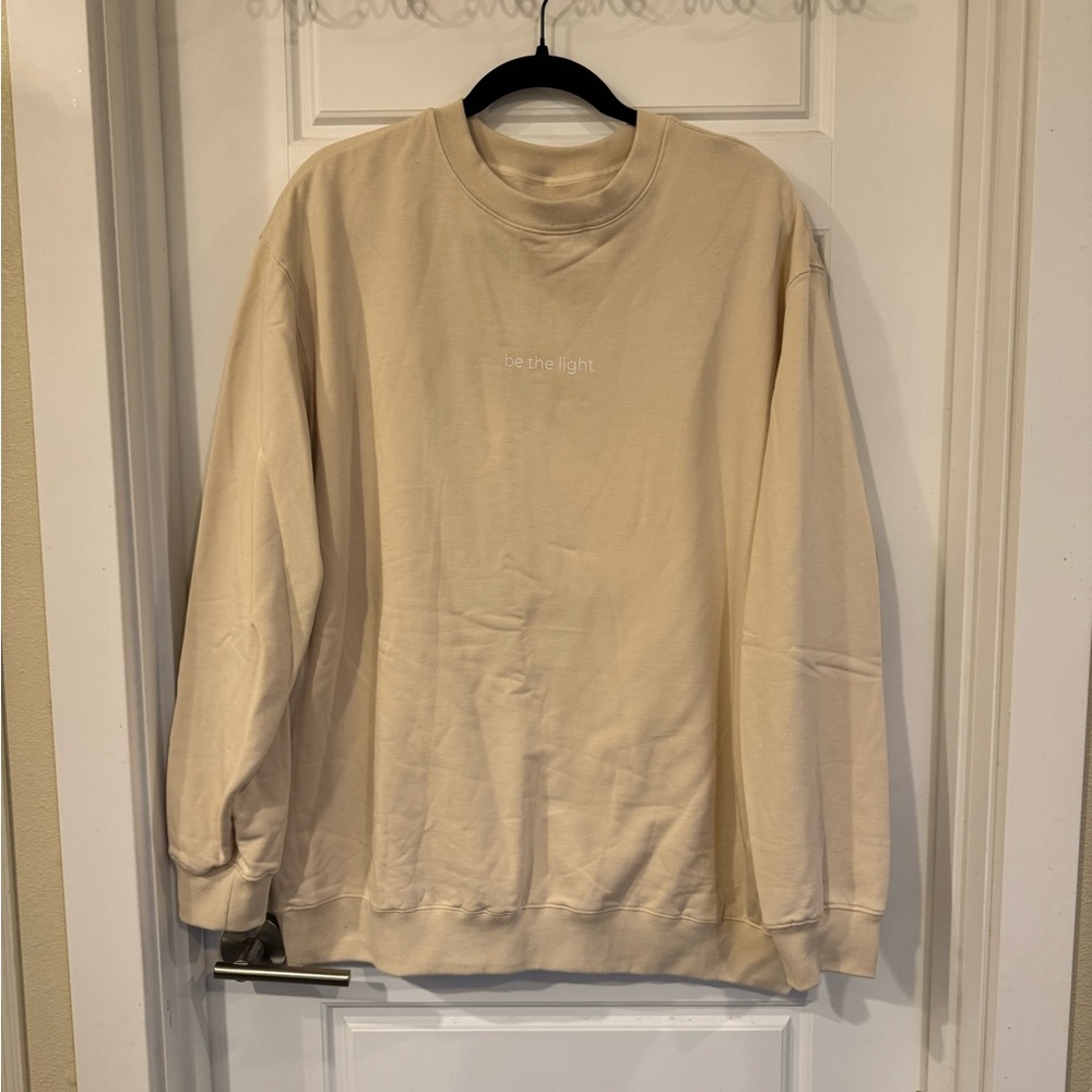 Bamboo “be the light” Crewneck